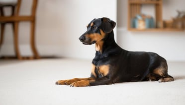 Dog showing improved behavior