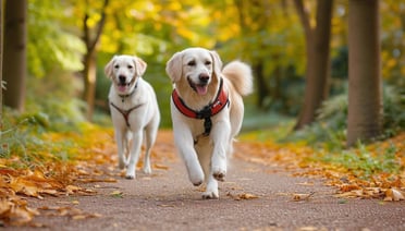 Dog walking package features